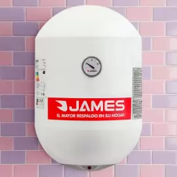 Termotanque 40 lts JAMES acero clase A