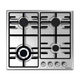 Anafe Empotrable Gas Punktal Pk-702ag Encendido Elect. Acero