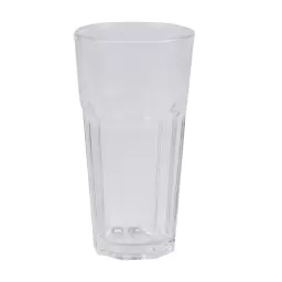 Vaso de vidrio 456 ml transparente