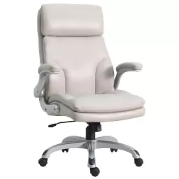 Silla de escritorio ejecutiva CARTER regulable marfil