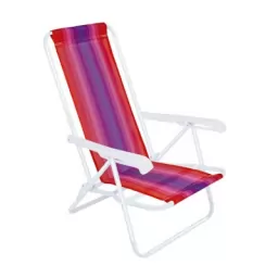Silla Reposera Plegable MOR 4 POSCIONES ACERO 
