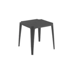 Mesa PVC Resina QUADRO NEGRA BELA VISTA 70 X 70 X 70 CM