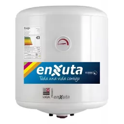 Termotanque 30 lts ENXUTA Acero cilindrico