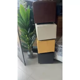 Puff Tapizado PU COLORES VARIOS 