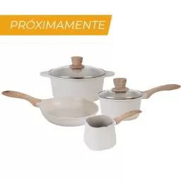 Bateria de cocina 6 Piezas CUORI CUCCINA 