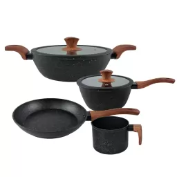 Bateria de cocina 6 Piezas CUORI PRETO