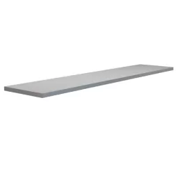 Estante de MDP flotante blanco 20 x 80 x 1.5 cm