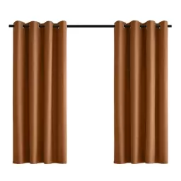 Cortina de tela Black Out text 140 x 150 cm terracota, gris o chocolate