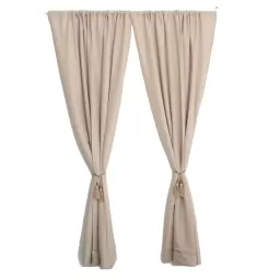 Cortina SET de 6 piezas 145X 220 cm CAFE