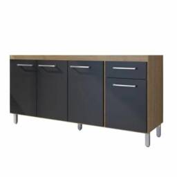 Bajo mesada 4 puertas 1 cajon 1.60 mts. comb.