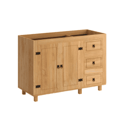 Bajo mesada 2 puertas 3 caj. madera mex. 1.20 cm
