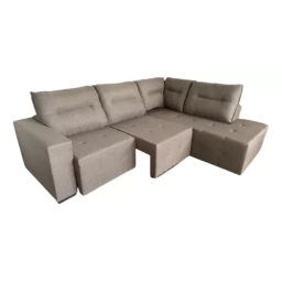 Juego de living L Piecera Extensible  B.