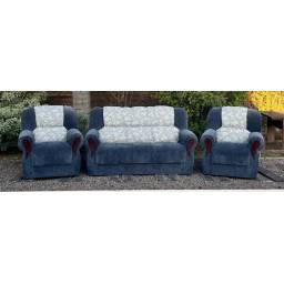 Juego de living 3+1+1 cuerpos ATH. T.