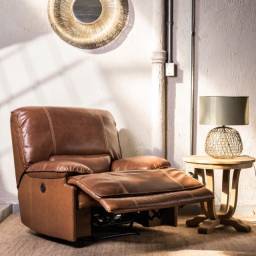 Poltrona RECLINER Electrica 1 Cuerpo 100% CUERO