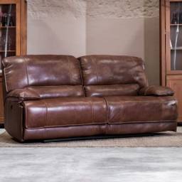 Poltrona RECLINER electrica 2 cuerpos 100% CUERO.