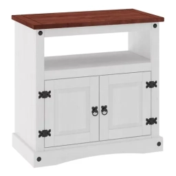 Mesa tv rack 2 ptas. comb. madera mex.