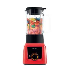Licuadora Rotel 4 V. GLASS 1000W 2.3Lts. Roja 
