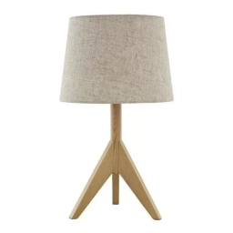Lmpara de mesa natural 1 luz E27