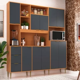 Aparador cocina Fernanda 10 puertas 3 cajones