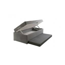 Sommier 1 Plaza MARINERA Con Baulera Hidraulico 90 cm