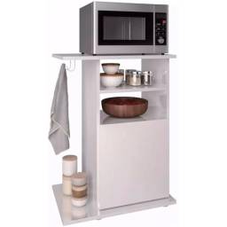 Aparador Cocina Blanco 1 puerta c/porta repasadores