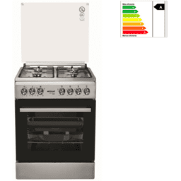 Cocina 4 h. ITIMAT Combinada Acero inox. c/convector 60 cm