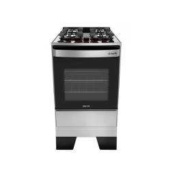 Cocina gas 4 H. ELDOM Piacere mesada vidrio