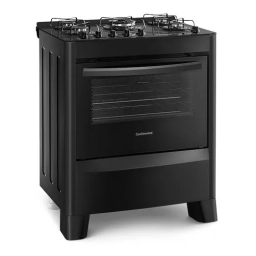 Cocina Gas 5 H. CONTINENTAL Mesada de vidrio