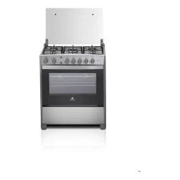Cocina Gas 5 H. INDURAMA ALCALA Color Gris