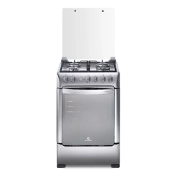 Cocina Gas 4 H. INDURAMA Florencia GRILL Gas Inox Color Gris