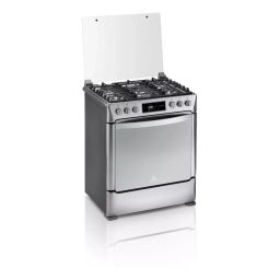 Cocina Gas 5 H. INDURAMA Montecarlo Grill Inox. Gris
