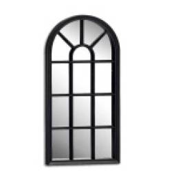 Espejo ventana mediana con marco de resina - 71x36cm