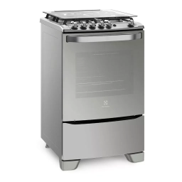 Cocina Gas 4 H. ELECTROLUX  Acero inoxidable Espejada