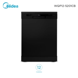 Lavavajillas Negro 12 Cubiertos  MIDEA WQP125201CB
