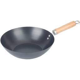 Wok de 28 CM CON ANTIADHERENTE Cuori CARBONE