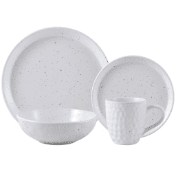 Juego de vajilla Cardi 24 piezas blanco