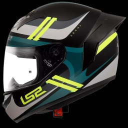 Casco LS2 FF 352 ZENNA MATT BLACK YELLOW