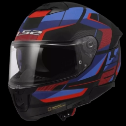 Casco LS2 FF808 STREAM II ROAD BLUE RED