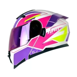 Casco Rebatible c/lentes HRO 3440 DV LAZZARD BLANCO