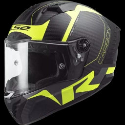 Casco Carbono LS2 FF805 THUNDER RACING 1 YELLOW