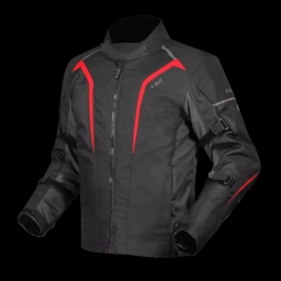 Campera LS2 SEPANG BLACK RED JACKET