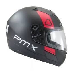 Casco PMX Integral Blocker rojo/ Negro mate
