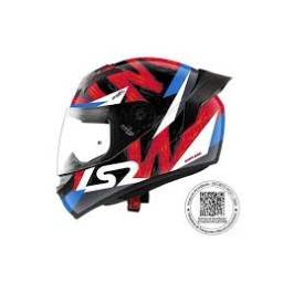 Casco LS2  FF352 Wolves Rojo Negro