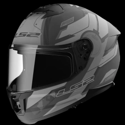 Casco LS2 FF808 STREAM II SHADOW MATT GREY