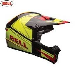 Casco BELL Cross verde rojo