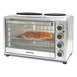 Horno elctrico 48 lts. PUNKTAL Inox con Discos PK-48 LIX