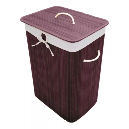 Cesto de ropa Bamb marrn 44737