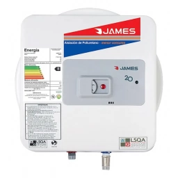 Termotanque 20 lts JAMES Prisma ACERO