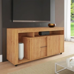 Rack Tv 2 puertas con estantes HASTA 55"