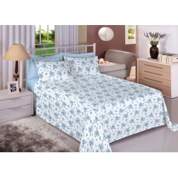 Juego Sabanas 2 plazas COTTON FLOR 100% ALGODON